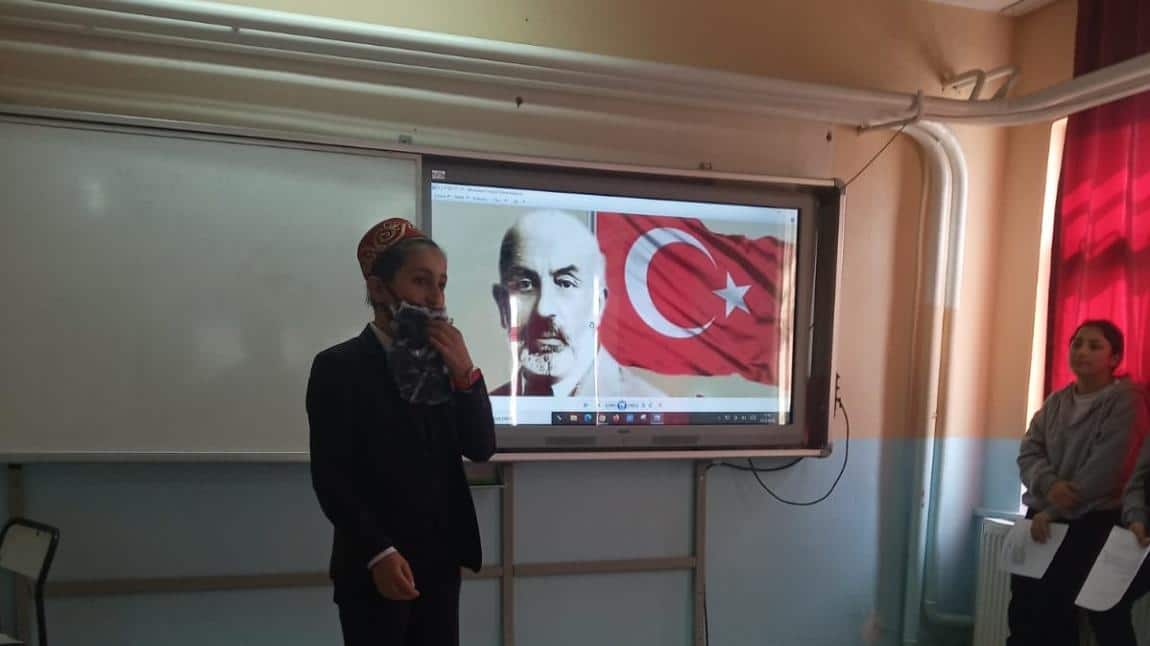 12 Mart İstiklal Marşı'nın Kabulü ve Mehmet Akif ERSOY'u Anma Günü Programı